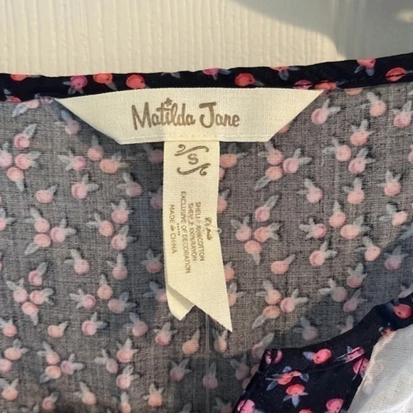 𝅺MATILDA Jane White Floral Top - Picture 5 of 9